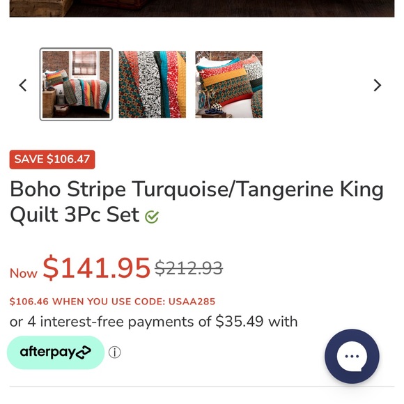 King Boho Quilt - Picture 4 of 5